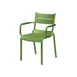 Plantation Prestige 2811100-04 Miramar Stackable Outdoor Arm Chair, All-Resin Frame & Seat, Restaurant Use 1 image