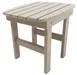 Plantation Prestige 3211720-01 STD Durawood Side Table, 17" x 20", Outdoor Low Table, Finish 1 image
