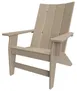 Plantation Prestige 3231120-01 STD - Dakota Adirondack Chair, Powder-Coated Steel Frame, Gray Finish 1 image