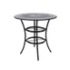 Plantation Prestige 87536BT-0140 Madrid Round Bar Height Table, 36" Dia, 40" H, Aluminum Finish, Umbrella Hole 1 image