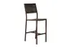 Plantation Prestige 8760300-0267 - Savannah Barstool, Chestnut Aluminum, Weave Seat & Back, Stackable Stool 1 image