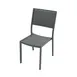 Plantation Prestige 8760700-0455 Stackable Side Chair, Gray Woven Back & Seat, Frame, Gunmetal Finish 1 image