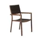 Plantation Prestige 8761100-0467 Arm Chair, Stackable Seating, Chestnut Frame, Mocha Seat/Back, 24in Width 1 image