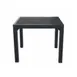 Plantation Prestige 8772121-01 Durango Side Table, Gray Faux Wood Top, Tubular Aluminum Frame, Low Patio Table 1 image