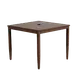 Plantation Prestige 8793636-0167 Savannah Table, 36" x 36", 29" H, Aluminum Top & Base, Finish, Umbrella Hole 1 image
