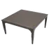 Plantation Prestige 8794040-0167 Savannah Coffee Table, 40" W x 40" D x 20" H Aluminum Chestnut Low Table 1 image