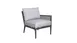 Plantation Prestige 8810400-015402 Acadia Left Hand Sofa, Grey Finish, Sunbrella #5402 Cushions, 78in L x 36in W 1 image