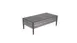 Plantation Prestige 8812347-0155 Acadia Chat Table, 23" x 47" Outdoor Table, Grey Finish, Stone Top, 16" H 1 image