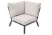 Plantation Prestige 8820100-0140433 Telluride Outdoor Corner Section, Matte Black Aluminum 1 image