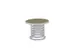 Plantation Prestige 8842400-0152 Durango End Table, 24" Round, White Frame, Honey Wood Slats, Commercial Patio 1 image