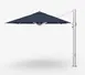 Plantation Prestige 9011-01 GRC Commercial Cantilever Patio Umbrella, 11 ft Octagon Top, Aluminum Ribs, Matte Silver 3.3"x5" Mast, 360° Rotation, Stainless Steel Crank Lift and Infinity Tilt, Grade C Fabric 1 image