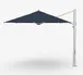 Plantation Prestige 9019-01 GRC Cantilever Umbrella, 11 ft Octagon Top, Matte Silver 2.75" x 4" Mast, 360° Rotation, Tilt, Grade C Fabric 1 image