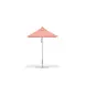Plantation Prestige 9115-01 GRA 6.5ft Square Patio Umbrella, All‑Aluminum Pole with Pulley System, A Fabric 1 image