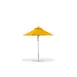 Plantation Prestige Commercial Furniture 9117-01 GRC Geneva Market Umbrella, 7.5 ft Octagon Top, All‑Aluminum Polished Silver 1½" Two‑Piece Pole with Pulley System and Locking Pin, Grade C Fabric 1 image