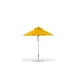 Plantation Prestige Commercial Furniture 9118-01 GRC 9 ft Octagon Outdoor Patio Umbrella, All‑Aluminum Construction, Polished Silver 1½" Two‑Piece Pole with Pulley System and Locking Pin, Grade C Fabric 1 image