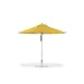 Plantation Prestige Commercial Furniture 9119-01 GRB 11 ft Octagon Outdoor Patio Umbrella, All‑Aluminum Polished Silver Pole with 1½" Diameter, Pulley System, Locking Pin, Grade B Fabric 1 image