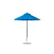 Plantation Prestige Commercial Furniture 9919CL-01 GRA Montego Market 9 ft Octagon Patio Umbrella with 1-1/2" Diameter Two‑Piece Aluminum Pole, Crank Lift, Grade A UV‑Resistant Fabric 1 image