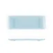 Turgla 01-017-35BBL Rectangular Glass Serving Tray, 13.75" x 5" x 0.5" Elegant Blue 1 image