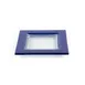 Turgla 02-032-15CBLCLR - Square Glass Plate, 6" x 6", Blue Fusion Finish, Premium Glass 2 image