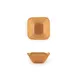Turgla 02-047-06ORG Glass Ramekin, Square 2.25" x 1.5" Orange Glass, 2 oz Capacity 1 image