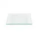 Turgla 02-351-16CLR - Square Clear Glass Plate, 6.25" x 6" Dinnerware, Fusion, Transparent 2 image