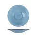 Turgla 04-316-35TBLU - 13.75" Diameter x 2" Height 58oz Round Transparent Blue Glass Serving Bowl 1 image
