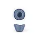 Turgla 10-029-09CBL Glass Ramekin, 3.25" Diameter x 2" Height, 4 oz Capacity, Round Blue Glass 1 image