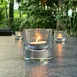 Turgla 16855 Decorative Senses Votive Candle Lamp, 2" Dia x 2" H, Clear Glass Round Votive 2 image
