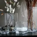 Turgla 17515 Clear Glass Bud Vase, Square 6"x6"x16", Straight Style Decorative Senses 2 image