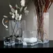 Turgla 17518 - Clear Glass Square Bud Vase, 6" W x 6" D x 12" H, Straight Style, Decorative 1 image