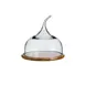 Turgla 18315 Plate Cover Cloche – Clear Glass, Round 10" Diameter, 8"‑9" Approx Size – 1/Each 1 image