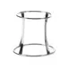 Turgla BM4111 Metal Display Riser, Round 10" Diameter x 8.75" Height, Silver Stainless Steel Finish 1 image