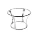 Turgla BM4112 Round Stainless Steel Display Riser, 11.5" Dia x 5.75" H, Height 5"-8", Silver Finish 2 image