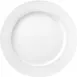Turgla D122DU00 - 8.75" Round White Porcelain Plate, Rolled Edge, 8.625" Diameter, China Dinnerware 1 image