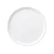 Turgla D133PT00 12.5" Round White Porcelain Plate with Rolled Edge and Coupe Rim 1 image