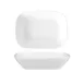 Turgla EO20KR00 Delta-Coupe Deep Plate – 8" x 5.75" x 1.75", 20 oz, White Rectangular Plastic Plate 1 image