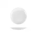 Turgla EO21DU00 Delta‑Coupe Plate, 8.25" Round White Porcelain Plate, Rolled Edge, Coupe Rim 1 image