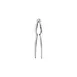 Turgla ETE3015 Crab Pince - 6.25" Silver Stainless Steel Metal Tool, Precision Grip, Commercial Cart Accessory 1 image