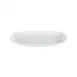 Turgla KO34KY00 Oval Platter, 13.5" W x 7.5" D x 1.5" H, White Porcelain, Rolled Edge Coupe Rim 2 image