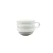 Turgla LIZ01CF00 - Round White Porcelain Cup, 3.25" Dia x 2.5" H, 7 oz Capacity, Stackable 1 image