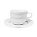Turgla LIZ01CT00 - Round White Porcelain Saucer, 5.75" Diameter, Elegant Dinnerware Piece 2 image