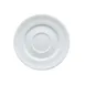 Turgla LIZ01CT00 - Round White Porcelain Saucer, 5.75" Diameter, Elegant Dinnerware Piece 1 image