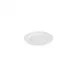 Turgla LIZ18DU00 - 7" Round White Porcelain Plate, Rolled Edge, Wide Rim, China Tableware 2 image