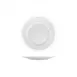 Turgla LIZ20DU00 - Lizbon 7.75" Round White Porcelain Plate with Rolled Edge and Wide Rim 1 image