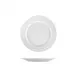 Turgla LIZ22DU00 - 8.625" Round White Porcelain Plate, Wide Rolled Edge, Wide Rim, 8.5" Diameter 1 image