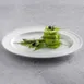 Turgla LIZ27DU00 - 10.5" Round White Porcelain Dinner Plate, Rolled Edge, Wide Rim 2 image