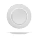 Turgla LIZ30DU00 - 11.75" Round White Porcelain Plate with Rolled Edge and Wide Rim, China Style 1 image