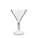 Turgla R-PRMMRT280CLR Martini Glass, 9 Oz Clear Polycarbonate Stemware, 4.5" Diameter x 6.5" Height 1 image