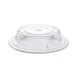 Turgla R‑SRVCVR277CLR Plate Cover, Clear Polycarbonate Round Cloche, 11" Dia x 2.5" H, Plastic 1 image
