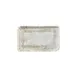 Turgla T-ANAR34DT-6 Antico Rectangular Porcelain Platter, Brown, 11.75" W x 7" D 1 image